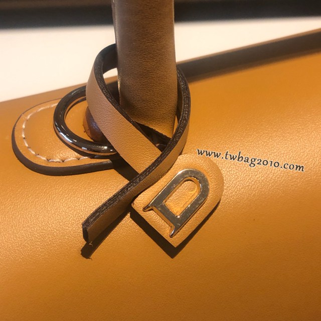 Delvaux比利時專櫃春夏新款焦糖拼色大號手袋女包 德爾沃專櫃Box牛皮brillant手提肩背女包 bxs1115